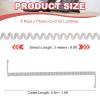 PATIKIL 4 Pack Phone Cord for Landline, 9.8 Feet(Coiled 1.6 Feet) RJ9/RJ10 4P4C Landline Handset Cord Universal Telephone Phone Cable for Telephone Handset Accessory, Light Gray view 2