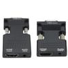 bodateng HDMI to Converter Adapter with Audio Cable HD 1080P to Adapter Converter for PC to HDTV Projector(VGA to HDMI Black) view 2