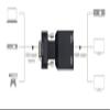 bodateng HDMI to Converter Adapter with Audio Cable HD 1080P to Adapter Converter for PC to HDTV Projector(VGA to HDMI Black) view 4