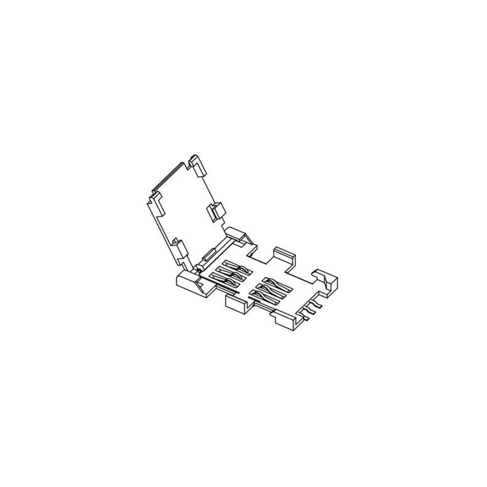 (10Pcs) 7112S0825X11LF Memory Card Connectors Card CNR S08 LF