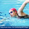 Zunate Water Proof MP3 Player 8GB for Swimming and Sports  IPX8 Underwater MP3 Audio Player with Headphones, Built in Clip, Supports FLAC WAV Audible for Running Surfing Diving (Black) view 3