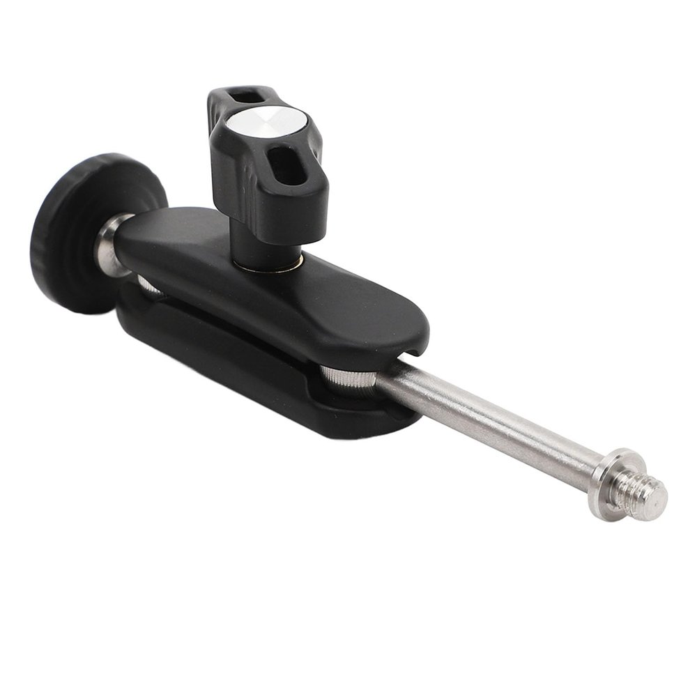 aqxreight Mini Articulating Arm with Dual Head 1/4in Screw Hole Articulating Arm for Microphone LED Video Light