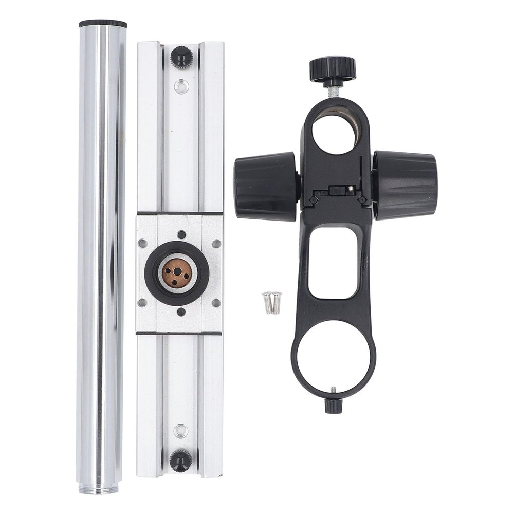 Microscope Slide Rail Track Stand Universal Adjustable Microscope Stand Broad Compatibility High Durability Robust Materials Simple Installation for Scientific Research