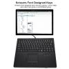 10in Scirrors Foot Keys Wired Keyboard with Touchpad Precise Touch Control, 84 Full Function Keys, 1.5m Long Cable, Compatible with Multiple OS view 4