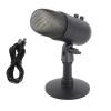Aurovibe MU1000 Condenser USB Microphone 360 Degrees Rotatable with Gain Control and Sound Processing System for Live Broadcast, Conference, Game Voice, and More view 1