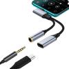 bodateng 2 in 1 90 Degree USB TY>pe C to 3.5MM Headphone Aux 60W OTG Data Microphone Audio Cable(3.5MMAUDIO) view 4
