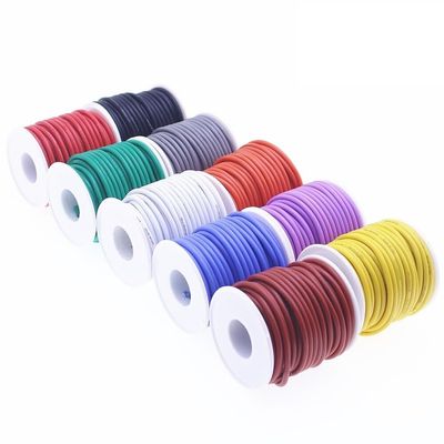10m Silicone Cable 8 9 10 11 12 13 14 15 16 17 18 20 22AWG high Temperature Resistant Soft Silicone Wire(17 AWG 1.0mm)