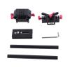 DSLR Camera Rail Riser Rig System with Base Kit, Shock Absorbing Mount, 15mm Dual Rod Support for Stable on Tripod view 1