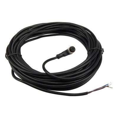 1pc FSC12-FB-4 M12 40m PVC Cable Sensor Connector 4 pins Bend Female Head for M12 NPN PNP NO+NC Proximity Sensor Switch