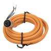 RZOMXWBX 1pc FSC12-FS-4 M12 2m PVC Cable Sensor Connector 4 pins Straight Female Head for M12 NPN PNP NO+NC Proximity Sensor Switch(Orange) view 1