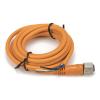 RZOMXWBX 1pc FSC12-FS-4 M12 2m PVC Cable Sensor Connector 4 pins Straight Female Head for M12 NPN PNP NO+NC Proximity Sensor Switch(Orange) view 2