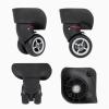 anfohz Luggage Replacement Wheels 4Pair Dual Roller Wheel Suitcase Replacement Caster Swivel Mute For Travelling Case For Most Of Wheels Rolling Luggages(Black,Small) view 4