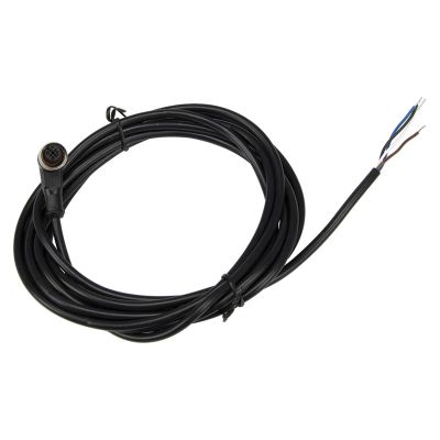 1pc FSC12-FB-4 M12 3m PVC Cable Sensor Connector 4 pins Bend Female Head for M12 NPN PNP NO+NC Proximity Sensor Switch