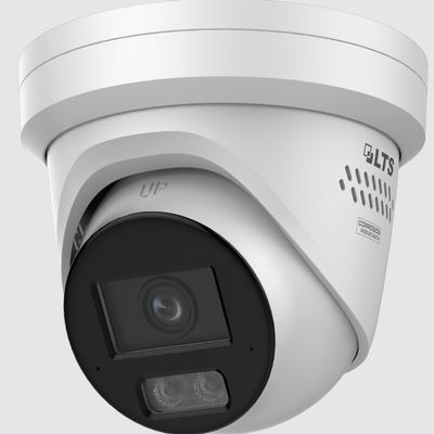 CMIP3CD42WI-28LAISP  4MP AI Color 24/7 Fixed Turret Security Camera, 2.8mm Lens, F1.0 Super Aperture, Built-in Siren and Strobe Light, Smart H.265+, True WDR 130dB, Human/Vehicle Detection