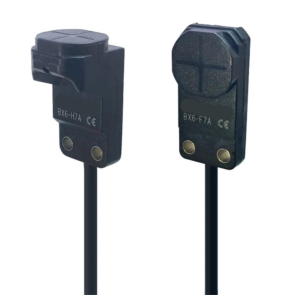 1pc Square Shielded Inductive Proximity Sensor 3-Wire 12V/24V Long Sensing Distance Metal Limit Switch Sensor(BX6-H7P)
