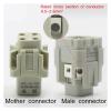 Heavy-duty connector 4(3+1)10A 250V HA-004-3 aviation horizontal hot channel aviation view 4