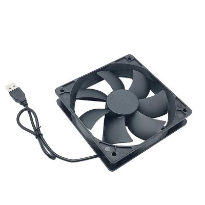 1pc 120mmx120mmx25mm 80mmx80mmx25mm 12Volt Fluid Bearing USB Exhaust Cooling Fan(12 CM_NO RGB)