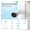 LNBBEQ 5MP IP Camera WiFi Audio Outdoor H.265 Metal Bullet CCTV Security Camera 4MP Color Night Vision Camera(US Plug,3MP NO SD Card) view 3