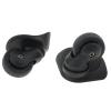 anfohz Luggage Replacement Wheels 1 Pair Universal Silent Wheel Repair Accessories Suitcase Replacement Caster For Most Of Wheels Rolling Luggages(Black,Small) view 1