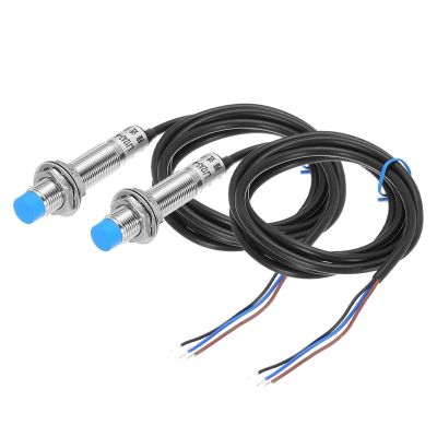 2pcs Inductive Proximity Sensor Switch Non-Contact Detection for M12 for NPN Closed for LJ12A3-4-Z/AX