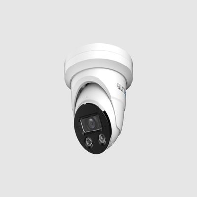 LXIP3C82NWI-28SDL Pro-X 8MP Turret IP Camera with 2.8mm Lens, Full-Color 24/7 Imaging, Hybrid IR/White Light, X-Deterrence (Siren & Red/Blue Lights), IMD+, Smart Perimeter Detection