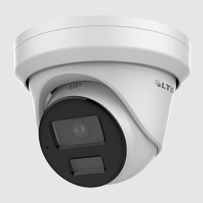 CMIP3C42WI-28MDA Platinum 4MP Turret IP Camera with 2.8mm Lens, Color 24/7, Hybrid IR/White Light, Built-in Microphone, 120dB True WDR, Human/Vehicle Detection (MD 2.0), H.265+, PoE/12VDC