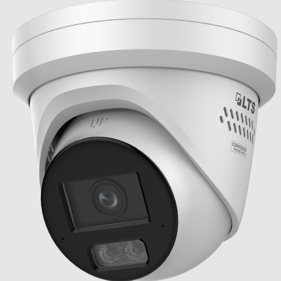 CMIP3CD82WI-28LAISP, 8 MP AI Color 24/7 Turret IP Camera with Active Deterrence, F1.0 Super-Aperture Lens, Intelligent Human/Vehicle Detection, and Built-in Audio/Visual Alerts
