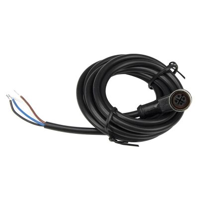 1pc FSC12-FB-4 M12 2m PVC Cable Sensor Connector 4 pins Bend Female Head for M12 NPN PNP NO+NC Proximity Sensor Switch(Black)