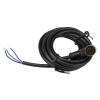 1pc FSC12-FB-4 M12 2m PVC Cable Sensor Connector 4 pins Bend Female Head for M12 NPN PNP NO+NC Proximity Sensor Switch(Black) view 1
