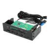 5.25in 3.5in Multifunctional Docking Station with Type C, USB3.0 and eSATA Interfaces, High Speed Transmission up to 10Gbps, Lightweight Galvanized Steel Construction for Durabilit view 3