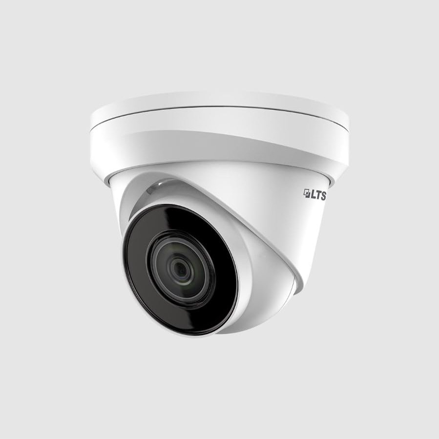 CMIP1382NW-28MA  Platinum Series 8MP IP Turret Camera, 2.8mm Fixed Lens, H.265+ Compression, Matrix IR 2.0 Night Vision up to 100ft, Built-in Microphone, 120dB True WDR