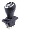 1pcs KCD4 Forward and Backward Stop Switch ON-Off-ON Reverse Handle Toy car Start Toggle Switch(Black,Self-Reset) view 1
