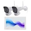 CasaCam GuardianCam Pro | 2K Wireless Security Camera System, 10.1 Touchscreen Monitor | Indoor/Outdoor Surveillance, No Monthly Fees, AI Detection, Two-Way Talk, 64GB SD, 2 Camera Kit, VS6102 view 1