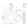 70 * 70 * 10MM DC 5V 12V 24V Computer CPU Cooling Fan(12V 3000RPM) view 3