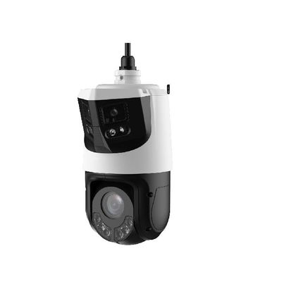 LXPTZIP4C84WI-X25IR Pro-X 4MP Multi-Sensor PTZ + Dual 4MP Panoramic IP Camera with 180 View, 25x Optical Zoom, CMOS, 328ft IR, Auto Tracking, Smart Perimeter AI, Human/Vehicle Detection