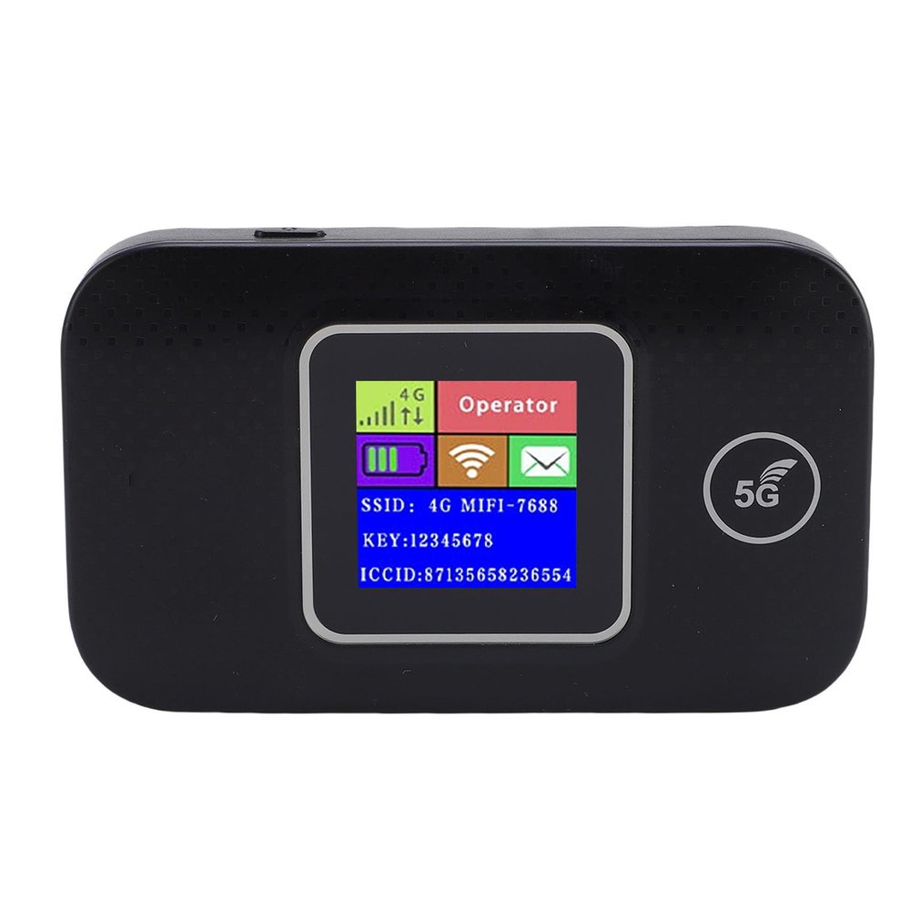 Yunseity 4G LTE Mobile WiFi Hotspot, Mobile WiFi Hotspot ABS for Travel