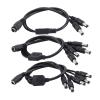 DURYPOBG 5.5x2.1mm DC Power Female to 2 3 4 5 8 Male pl;/UG Power Cord Adapter Extension Cable Splitter Connector Fit Compatible CC/TV .L-ED Strip Light(1 Female to 8 Male) view 1