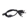 DURYPOBG 5.5x2.1mm DC Power Female to 2 3 4 5 8 Male pl;/UG Power Cord Adapter Extension Cable Splitter Connector Fit Compatible CC/TV .L-ED Strip Light(1 Female to 8 Male) view 2