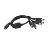 DURYPOBG 5.5x2.1mm DC Power Female to 2 3 4 5 8 Male pl;/UG Power Cord Adapter Extension Cable Splitter Connector Fit Compatible CC/TV .L-ED Strip Light(1 Female to 8 Male) view 3
