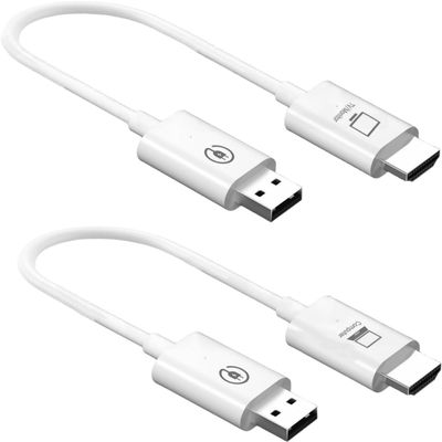 KCEVE HDMI Wireless Transmitter and Receiver 30M 1080P, for Watching Movies, Gaming, and Live, from laptops, PC to HDTV Projector, TV for Home Theater or Office