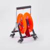 RIYUESHENGHENG Electrical Wire Spool Rack,Professional Electrician Multiple Axle Cable Caddy with Wheels,Heavy-Duty Cable Dispenser Wire Unroller,Cable Spool Reel Wire Spinner,for Large Cable Reels view 1