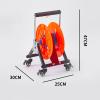 RIYUESHENGHENG Electrical Wire Spool Rack,Professional Electrician Multiple Axle Cable Caddy with Wheels,Heavy-Duty Cable Dispenser Wire Unroller,Cable Spool Reel Wire Spinner,for Large Cable Reels view 2