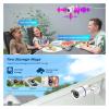 LNBBEQ 1080P IP Camera WiFi P2P Audio Motion Detect Security Camera with SD Card Remote Viewing Bullet Outdoor(2.8mm,UK Plug_1080P NO Card) view 4