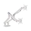 IMMDJUQI Dual Screen Monitor Stand arm T7-2U Desktop Computer with U Rotating Base Screen Support view 1