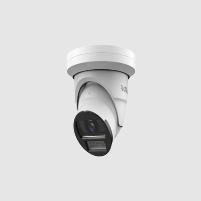 LXIP3C82WI-28MDA 8MP Smart Dual Light Turret Network Camera with 98ft IR/Warm LED, 1/1.8" CMOS, Face Detection, Human/Vehicle Detection, VCA, Built-in Mic, SD Slot (512GB), IP67, PoE/X-POE