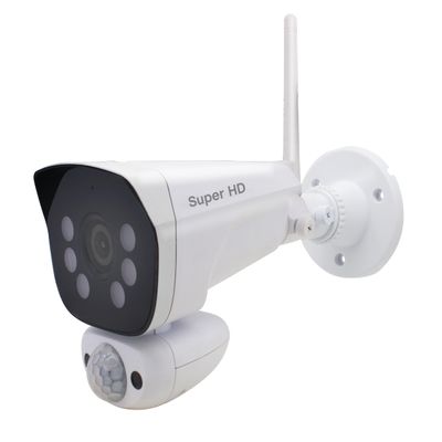 CasaCam GuardianCam Pro | AC Powered 2K Floodlight Camera for VS6102 and VS6104 Wireless Security System | Add-on Camera, Weather Proof, Two-Way Audio, Model VC6000