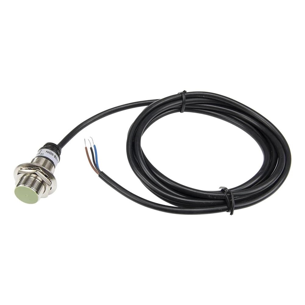 1pc M18 5mm Sensing 6-36V NPN PNP NO NC PR18-5DN PR18-5DN2 PR18-5DP PR18-5DP2 Shielded Full View Proximity Sensor Switch(PR18-5DP2 PNP NC)