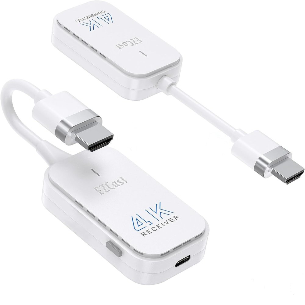 4K HDMI Wireless Transmitter and Receiver 50M Zero Latency, True 4K@30 for Watching Movies, Gaming, and Live, from laptops, PC to HDTV Projector, TV for Home Theater or Office