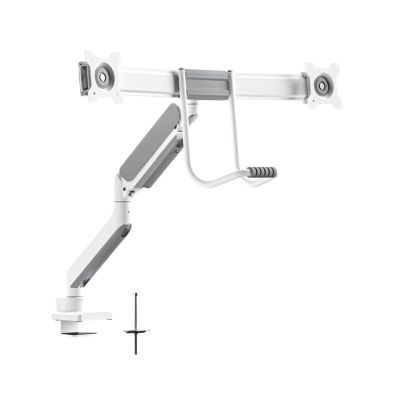 IMMDJUQI Dual-Screen Monitor Stand Robotic arm T9-1DW Desktop Computer Large Load-Bearing Monitor Base