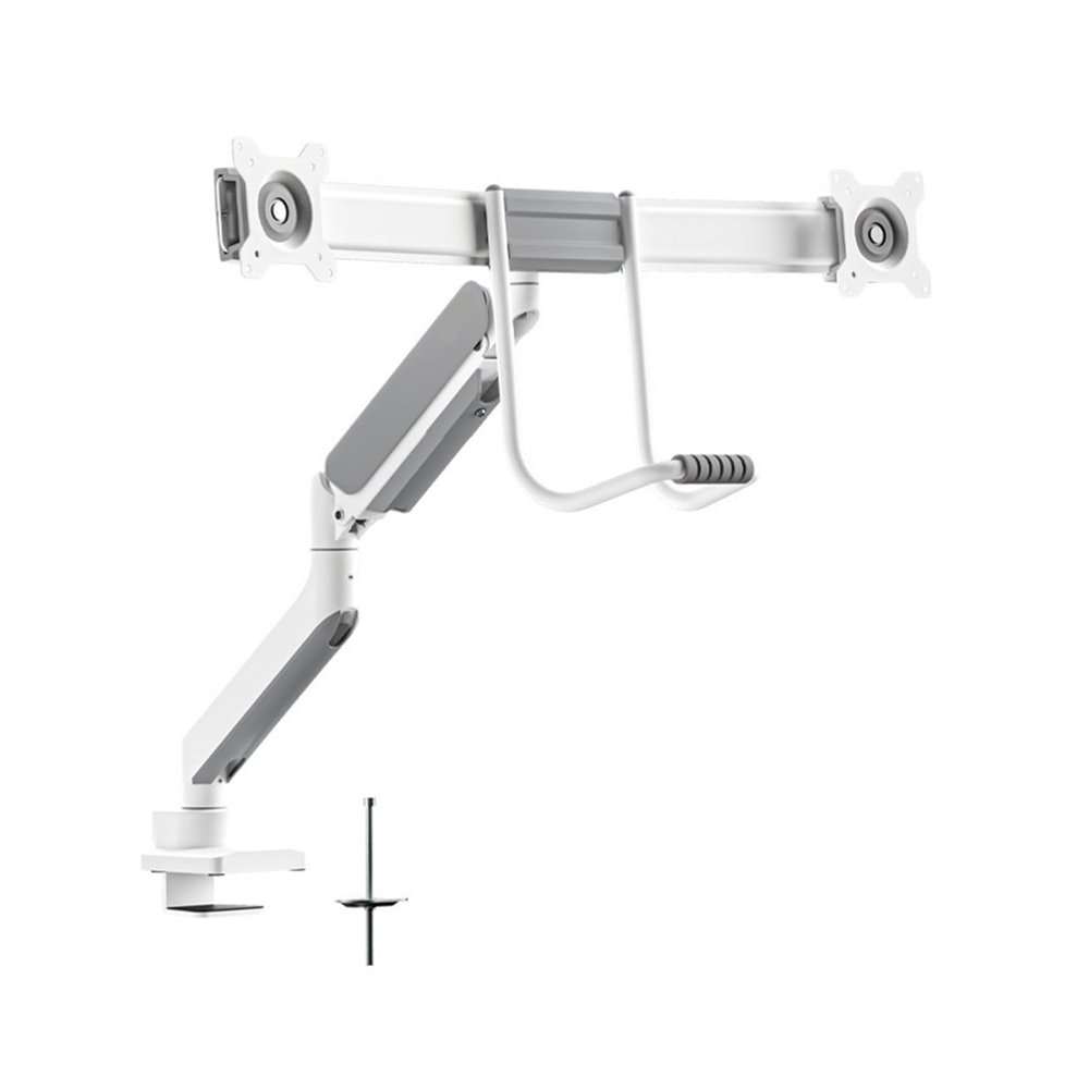 IMMDJUQI Dual-Screen Monitor Stand Robotic arm T9-1DW Desktop Computer Large Load-Bearing Monitor Base